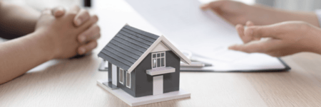 Investment property house figurine 